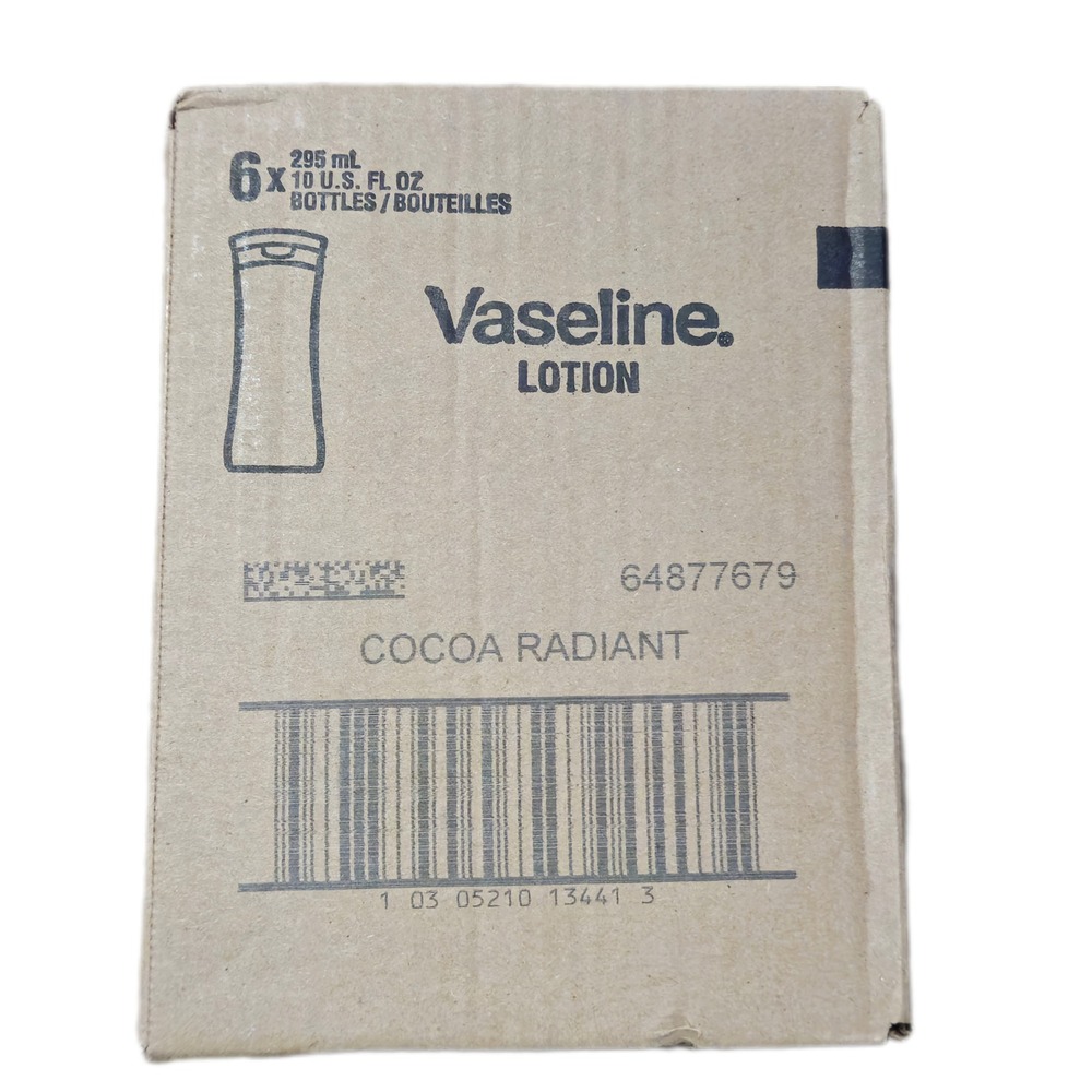 Vaseline Lotion Unisex 10oz Cocoa Radiant Intensive Care 6 Pack 64877679